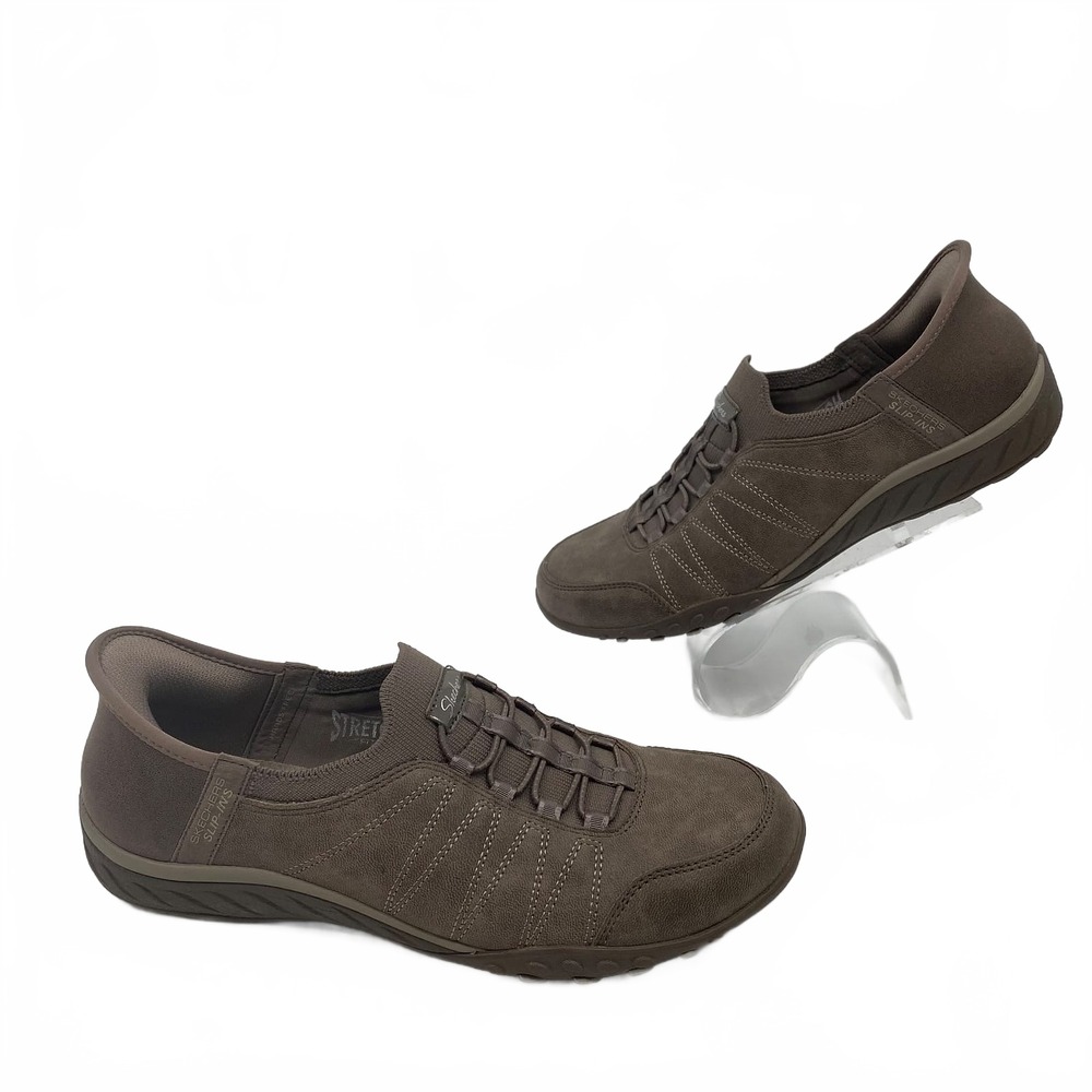 Skechers Brown Sneakers Slip-on | Womens 7.5
